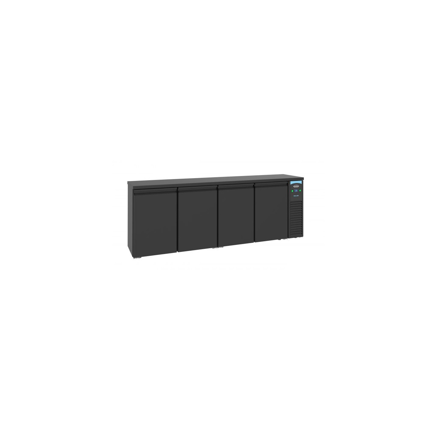 Arrière Bar Réfrigéré Noir 4 Portes 7489.5280 Combisteel-mondialchr.com