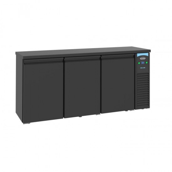 Arrière Bar Réfrigéré Noir 3 Portes 7489.5275 Combisteel-mondialchr.com