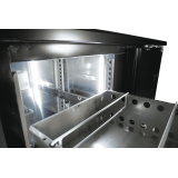 Arrière-bar réfrigéré noir 1 porte Combisteel 7450.0316–mondialchr.com