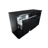 Arrière-bar réfrigéré noir 1 porte Combisteel 7450.0316–mondialchr.com