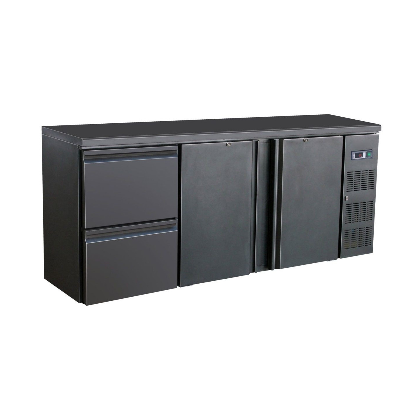 Arrière-bar réfrigéré 2 portes Combisteel 7450.0321–mondialchr.com