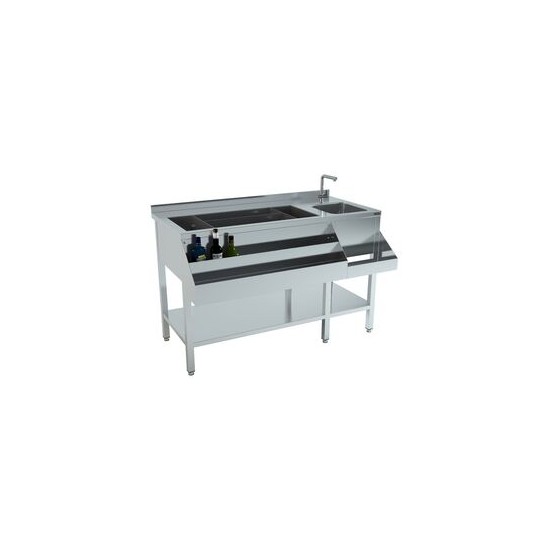 Bar à cocktails professionnel L1400 Combisteel 7084.0010–mondialchr.com