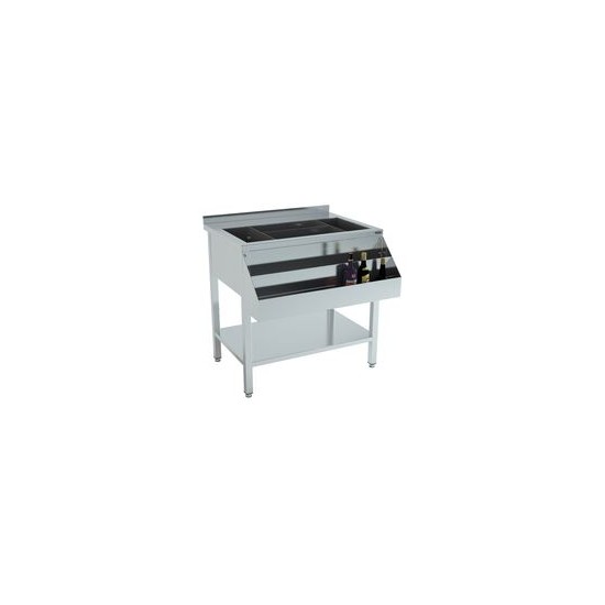 Bar à cocktails inox L900 pratique Combisteel 7084.0005–mondialchr.com
