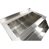 Bar à cocktails inox L900 pratique Combisteel 7084.0005–mondialchr.com