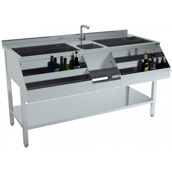 Bar à cocktails 1600 L1600 mm – Combisteel 7084.0015 – mondialchr.com