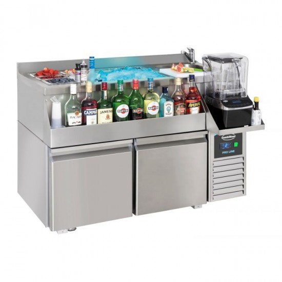 Table réfrigérée avec bar à cocktails Combisteel 7489.6000–mondialchr.com