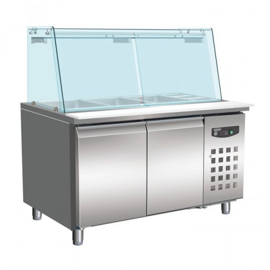Table réfrigérée pâtisserie vitrée Combisteel 7950.0420–mondialchr.com