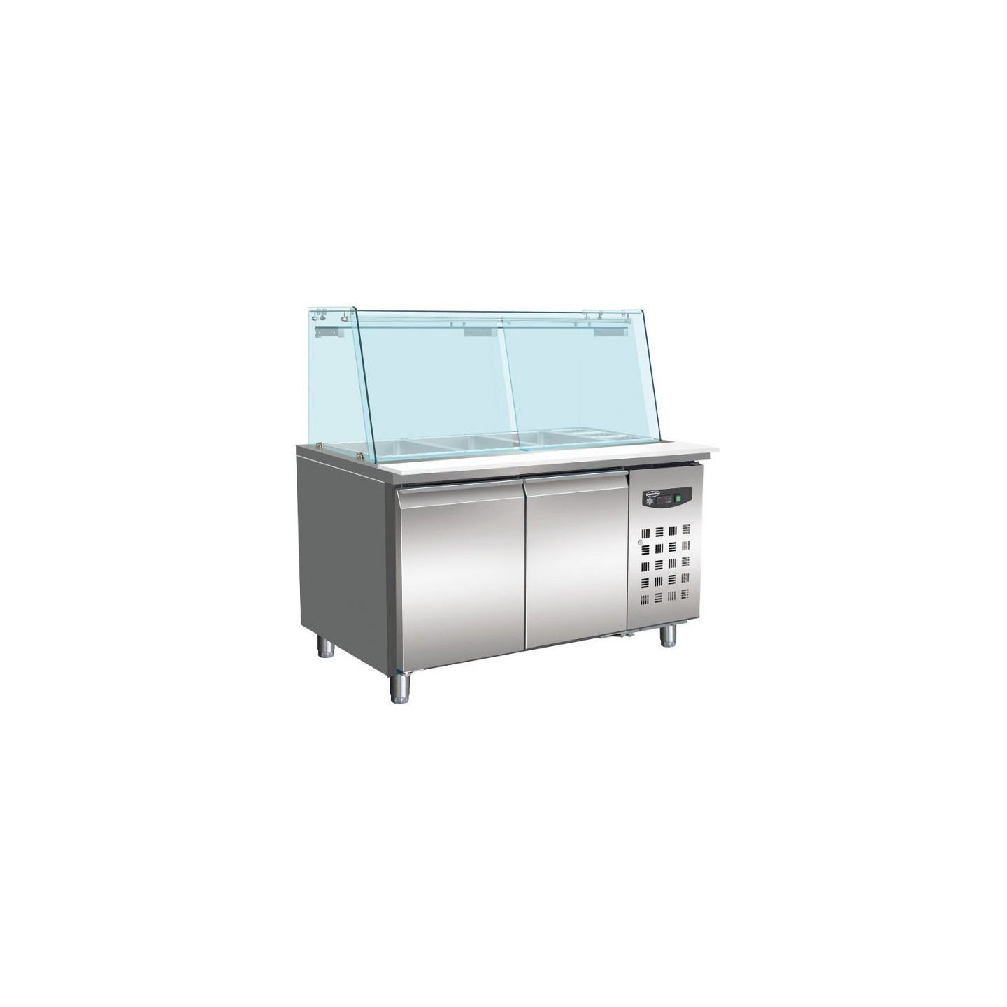 Table réfrigérée pâtisserie vitrée Combisteel 7950.0420–mondialchr.com