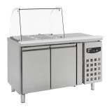 Table réfrigérée vitrée 2 portes Combisteel 7950.0410–mondialchr.com