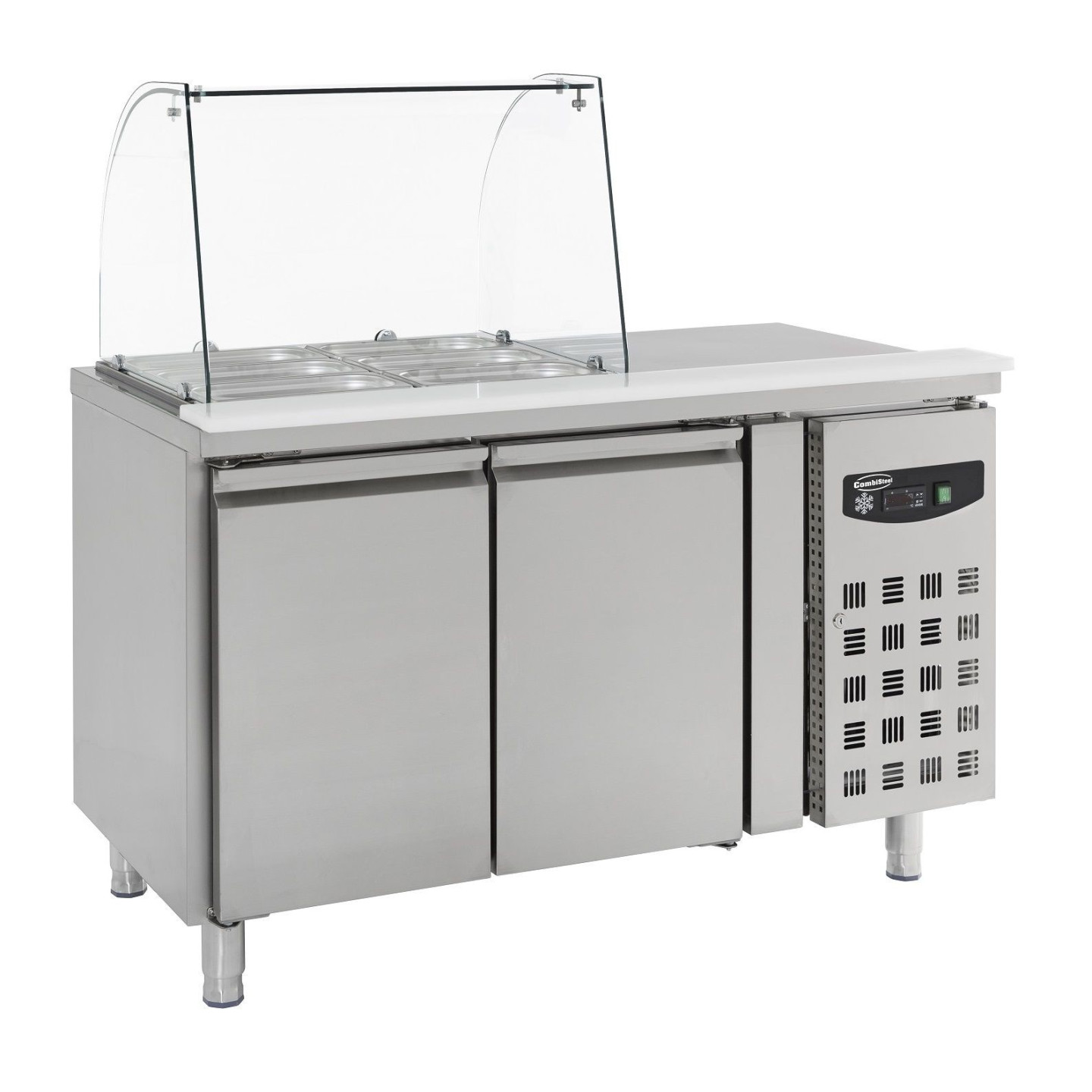 Table réfrigérée vitrée 2 portes Combisteel 7950.0410–mondialchr.com