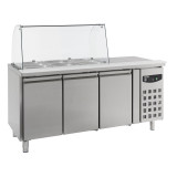 Table réfrigérée vitrée 3 portes Combisteel 7950.0415–mondialchr.com