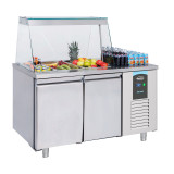 Saladette 2 portes 3x 1/1GN L1400 Combisteel 7489.5150–mondialchr.com