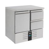 Table réfrigérée 1 porte /2 tiroirs Combisteel 7950.0108–mondialchr.com