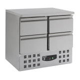 Table réfrigérée 4 tiroirs L900mm  Combisteel 7950.0110–mondialchr.com