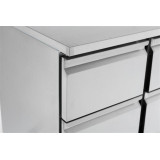 Table réfrigérée 4 tiroirs L900mm  Combisteel 7950.0110–mondialchr.com