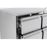 Table réfrigérée 6 tiroirs L1365mm Combisteel 7950.0113–mondialchr.com