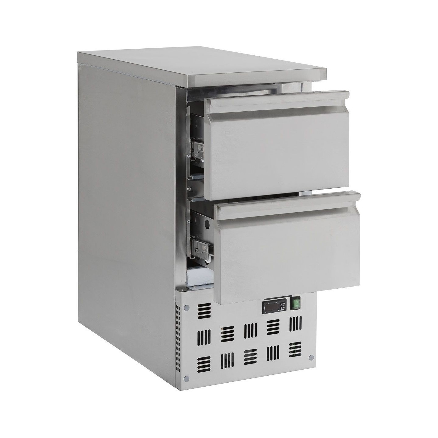 Table réfrigérée 2 tiroirs L435 mm Combisteel 7450.0735–mondialchr.com