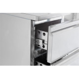 Table réfrigérée 2 tiroirs L435 mm Combisteel 7450.0735–mondialchr.com