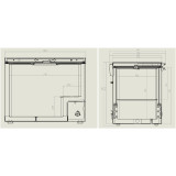 Congélateur bahut 305L inox Pro Combisteel 7151.1105–mondialchr.com