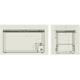 Congélateur bahut 469L inox L1492mm Combisteel 7151.1115–mondialchr.com