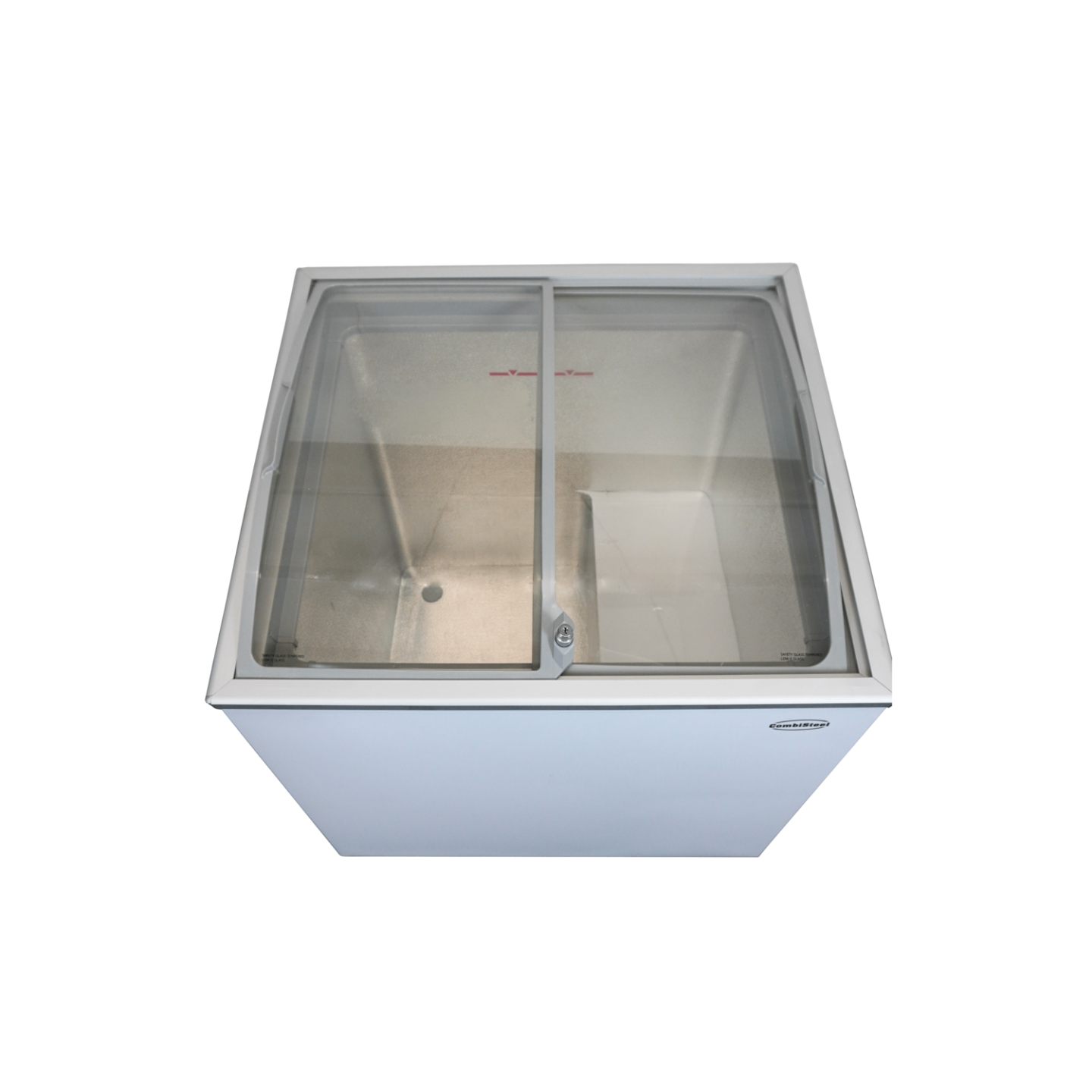 Congélateur bahut 198L vitré L767mm Combisteel 7151.1000–mondialchr.com