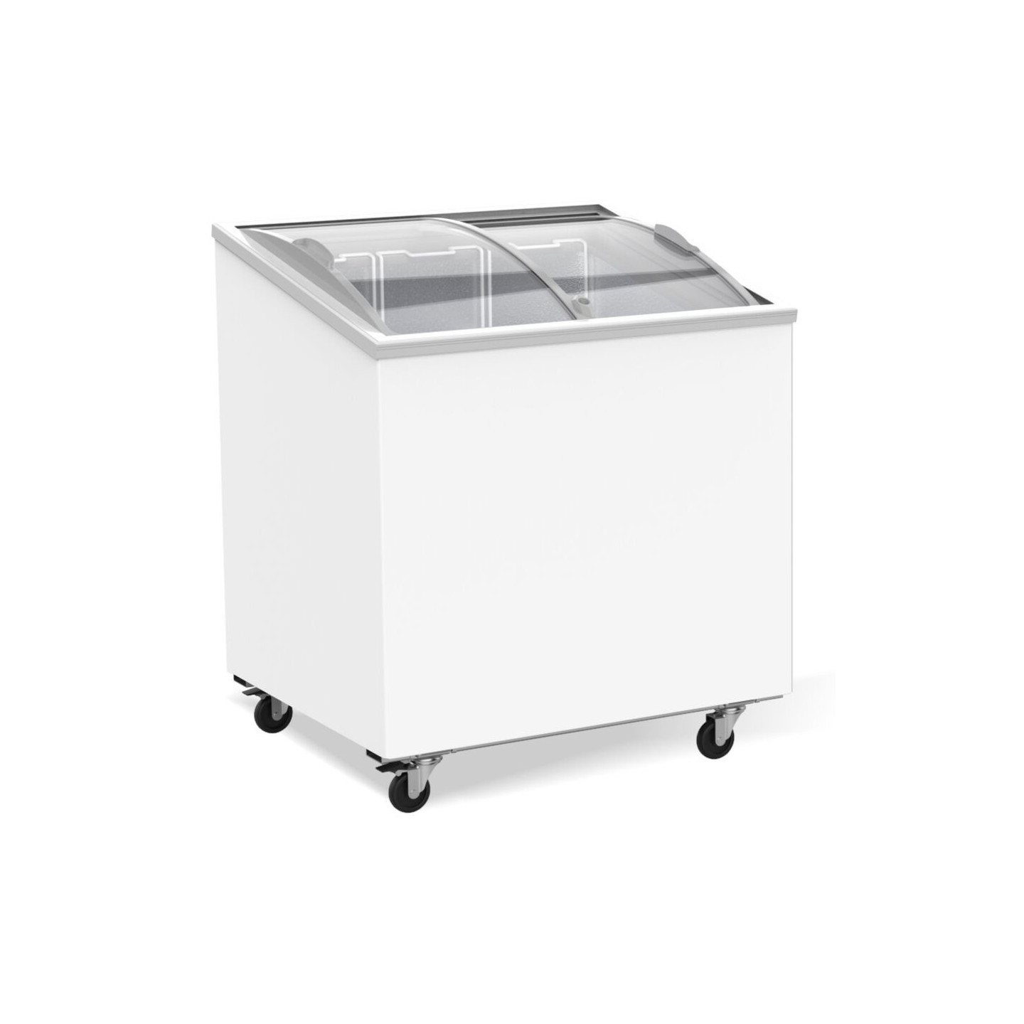 Congélateur bahut 198L vitré L767mm Combisteel 7151.1000–mondialchr.com