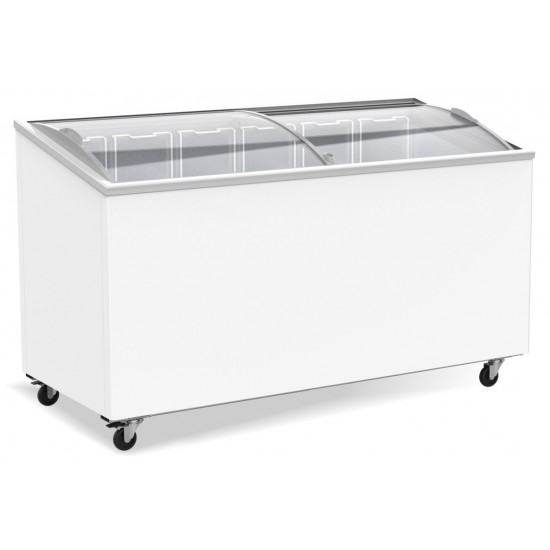 Congélateur bahut 461 L avec vitré Combisteel 7151.1015–mondialchr.com
