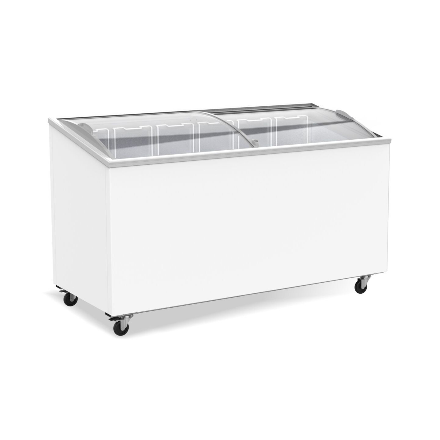 Congélateur bahut 461 L avec vitré Combisteel 7151.1015–mondialchr.com