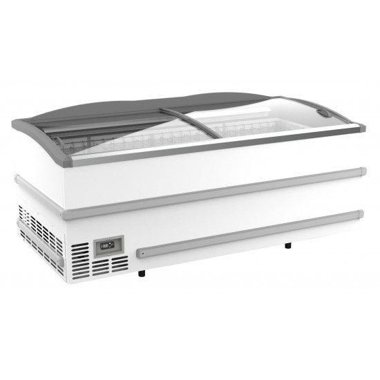 Congélateur bahut tête de gondole blanc, manuel 7072.0050–Combisteel