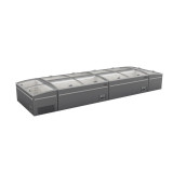 Congélateur bahut gris Combisteel 7455.2670 auto – mondialchr.com