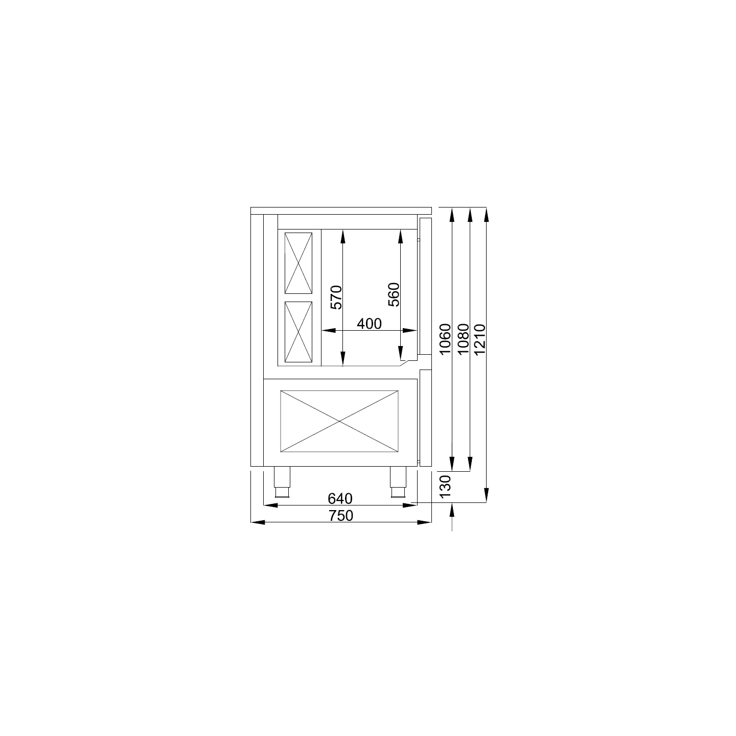 Refroidisseur ventilé inox Combisteel 7489.5210 – mondialchr.com