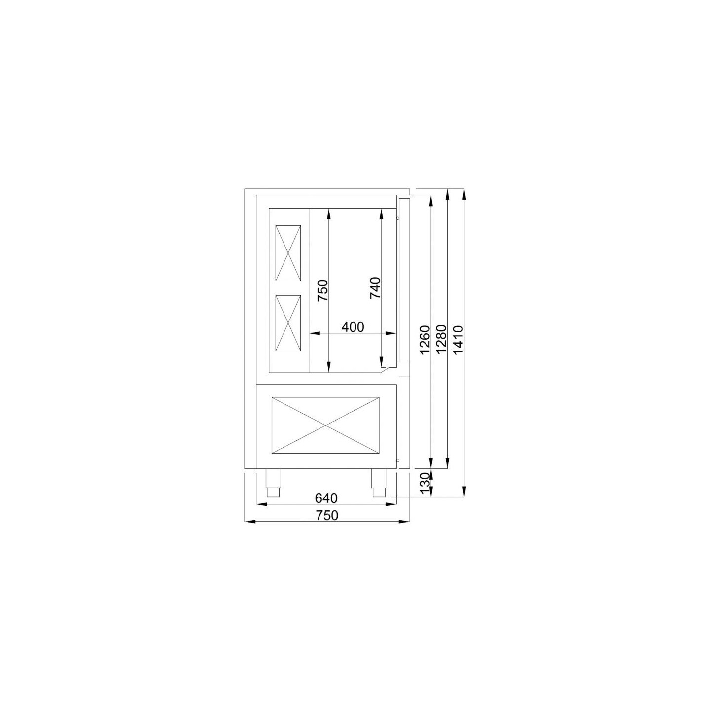 Refroidisseur ventilé Combisteel inox pro 7489.5215 – mondialchr.com