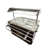 Buffet Réfrigéré L1200mm 7078.0005 Combisteel Compact -mondialchr.com