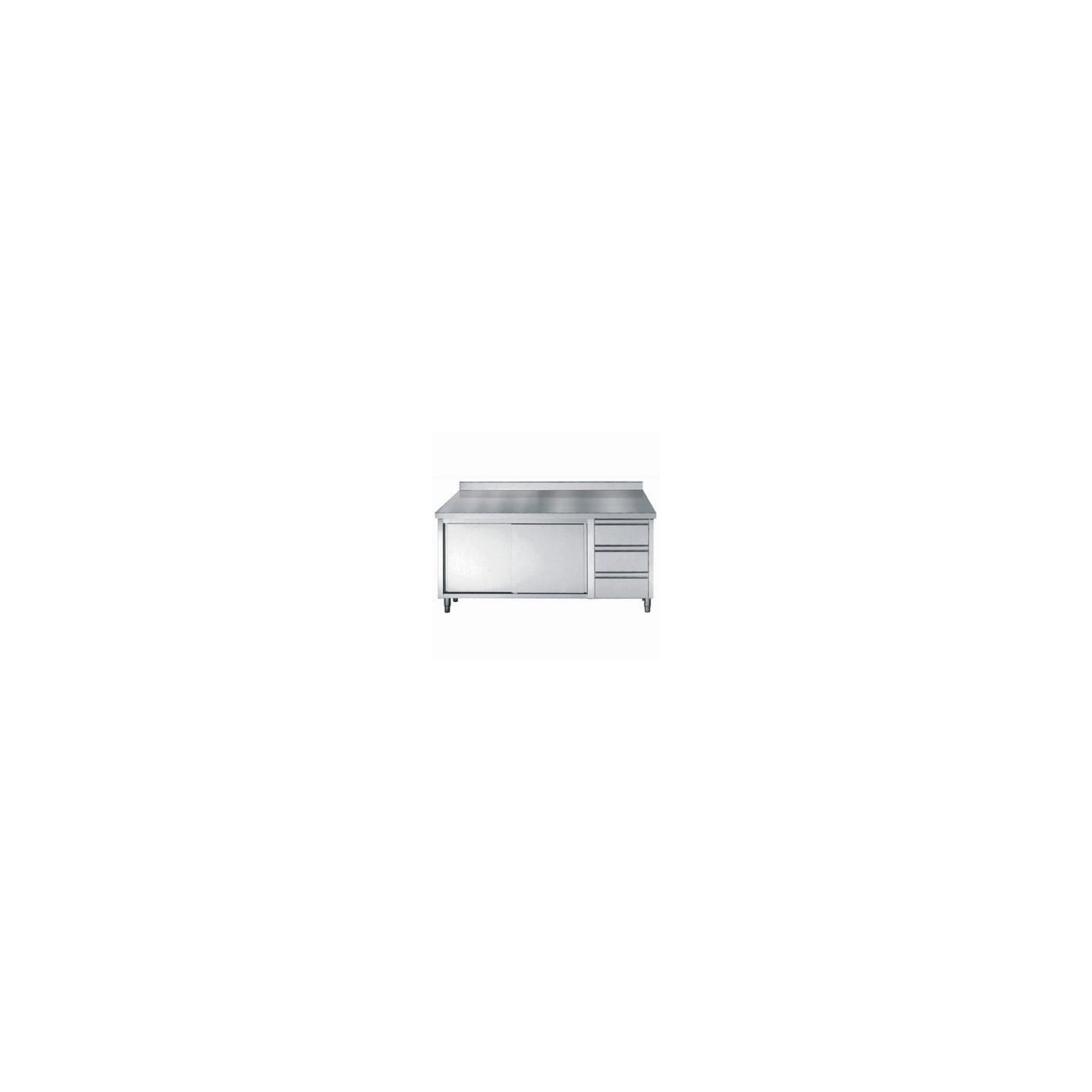 Plan de travail inox coulissantes Combisteel 7452.0930–mondialchr.com