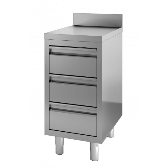 Table de travail inox avec tiroirs Combisteel 7452.0510–mondialchr.com