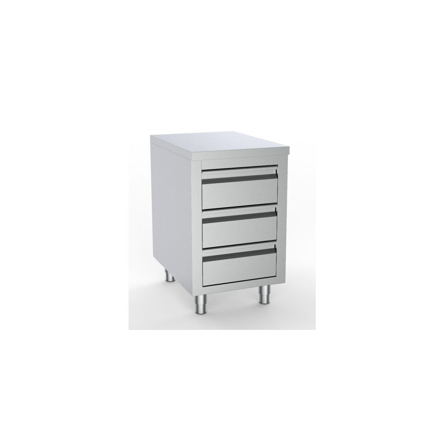 Table de travail inox 3 tiroirs Combisteel 7333.0280–mondialchr.com