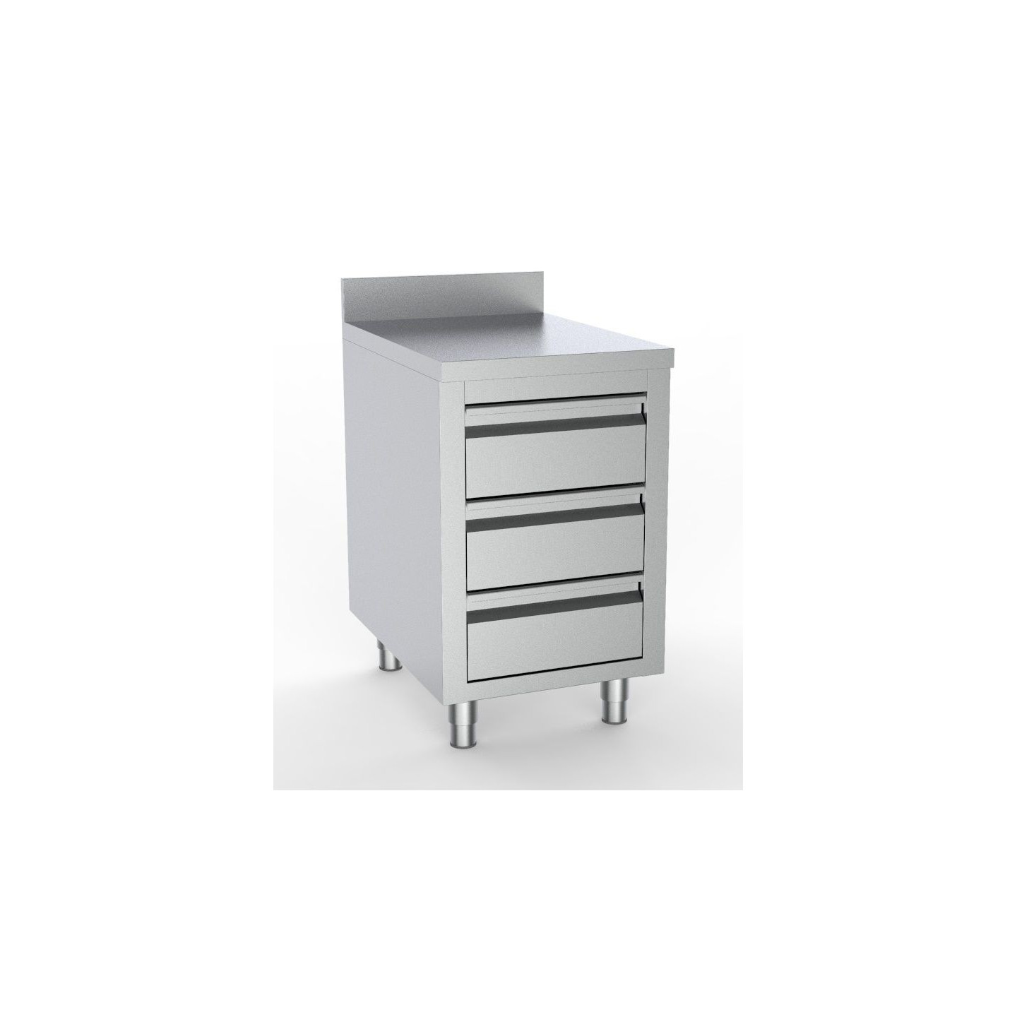Table de travail inox 3 tiroirs Combisteel 7333.0282–mondialchr.com
