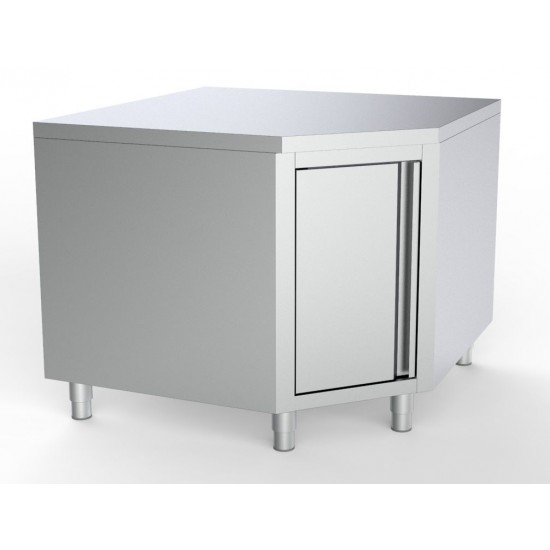 Plan de travail angle avec porte Combisteel 7333.0292–mondialchr.com