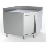 Plan de travail angle avec porte Combisteel 7333.0294–mondialchr.com