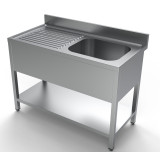 Bloc-évier avec étagère à droite Combisteel 7333.0805–mondialchr.com