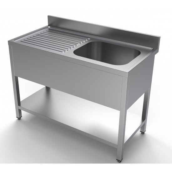 Bloc-évier avec étagère à droite Combisteel 7333.0805–mondialchr.com