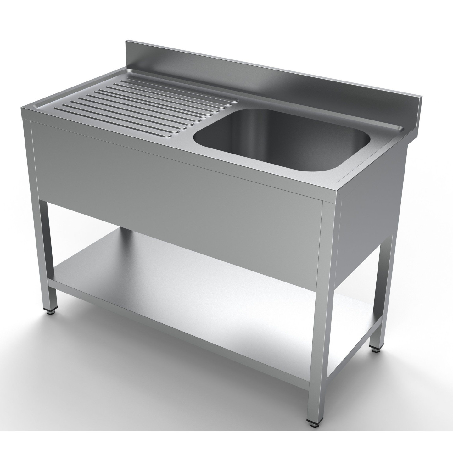 Bloc-évier avec étagère à droite Combisteel 7333.0805–mondialchr.com