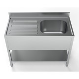Bloc-évier avec étagère à droite Combisteel 7333.0805–mondialchr.com