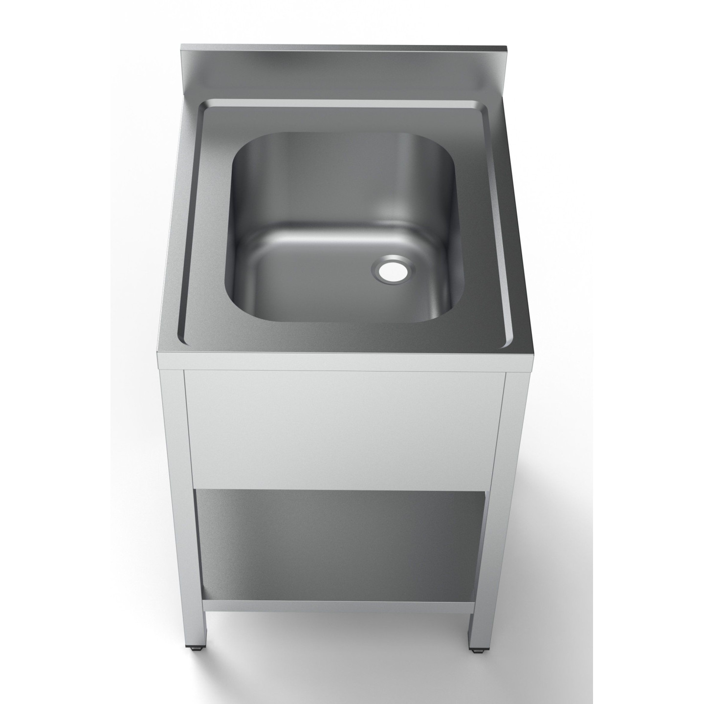 Bloc-évier avec étagère centrale Combisteel 7333.0810–mondialchr.com