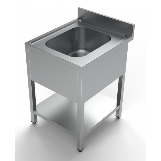 Bloc-évier avec étagère centrale Combisteel 7333.0810–mondialchr.com