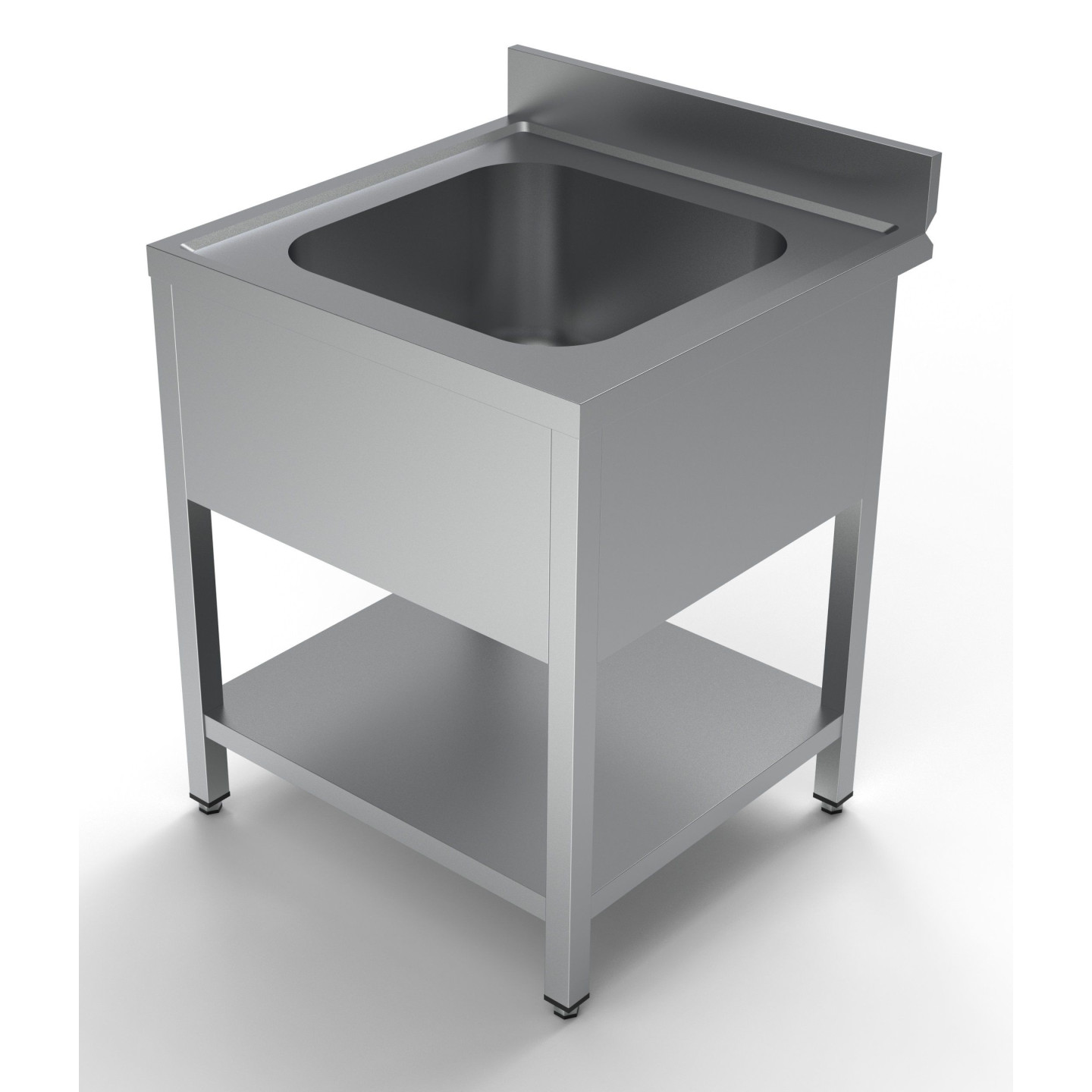 Bloc-évier avec étagère centrale Combisteel 7333.0815–mondialchr.com