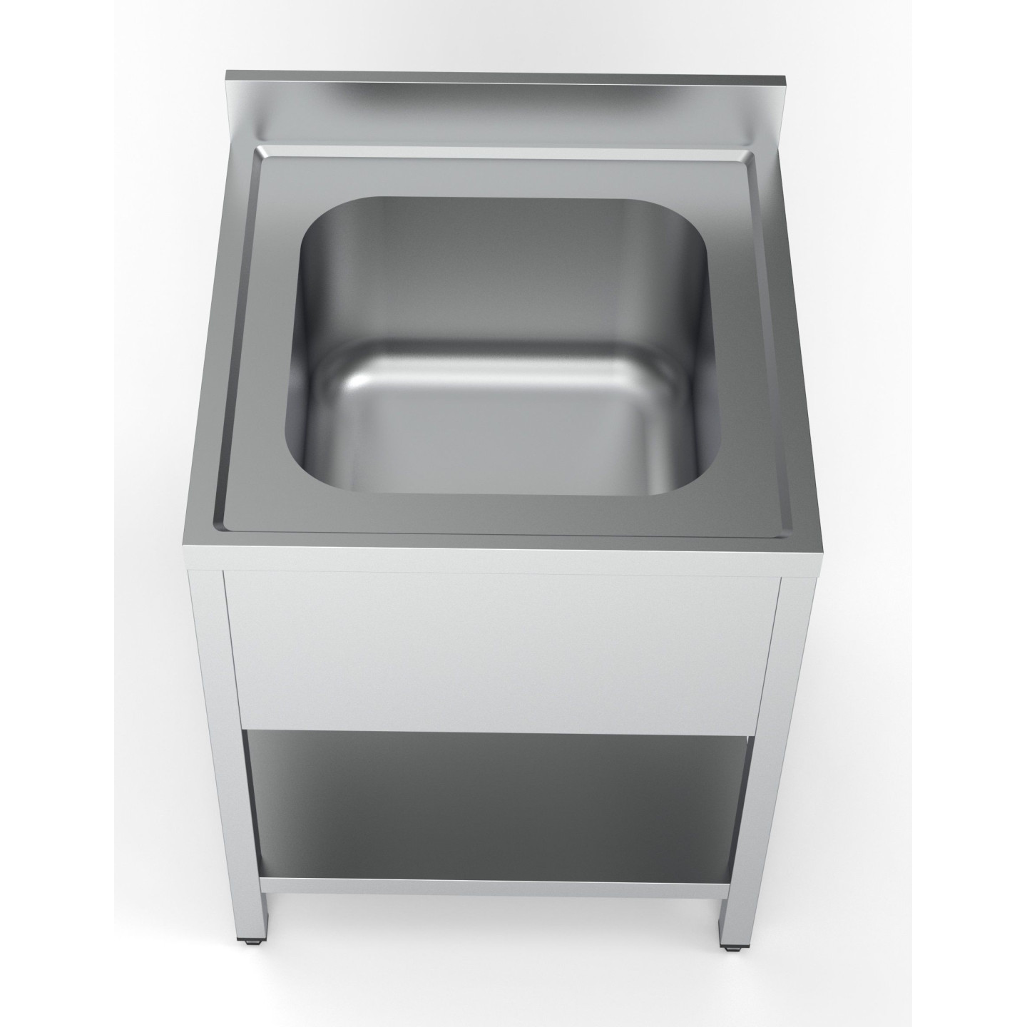 Bloc-évier avec étagère centrale Combisteel 7333.0815–mondialchr.com