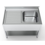 700 BLOC-ÉVIER ÉTAGÈRE 1 À DROITE Combisteel 7333.0835–mondialchr.com