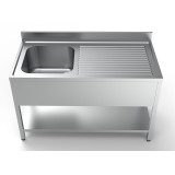 700 BLOC-ÉVIER ÉTAGÈRE 1 À GAUCHE Combisteel 7333.0840–mondialchr.com