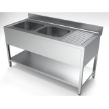 700 BLOC-ÉVIER ÉTAGÈRE 2 À GAUCHE Combisteel 7333.0850–mondialchr.com
